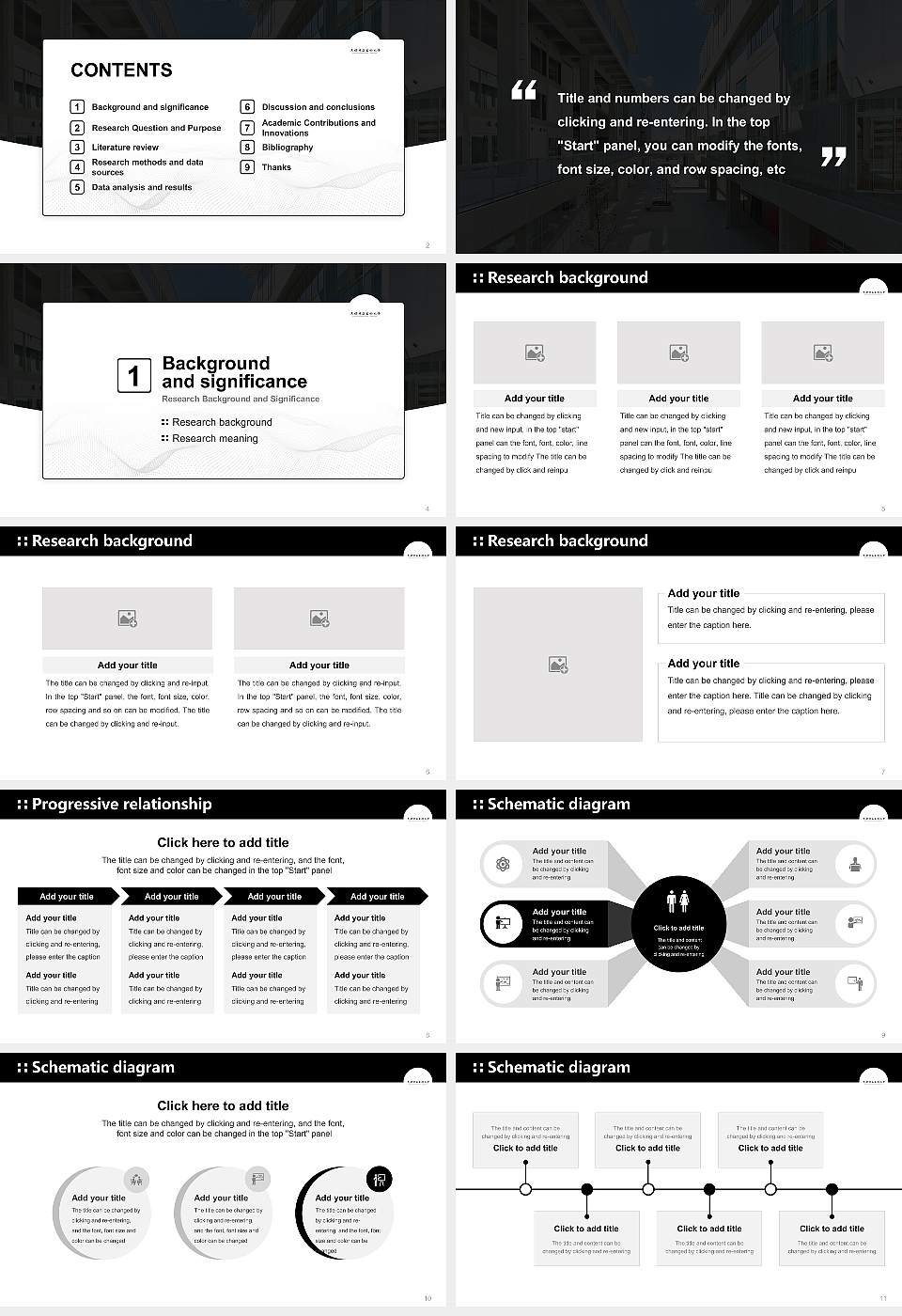 Kyoto City University of Arts Graduation Thesis Defense PPT Template16:9 ratio PPT effect preview image2