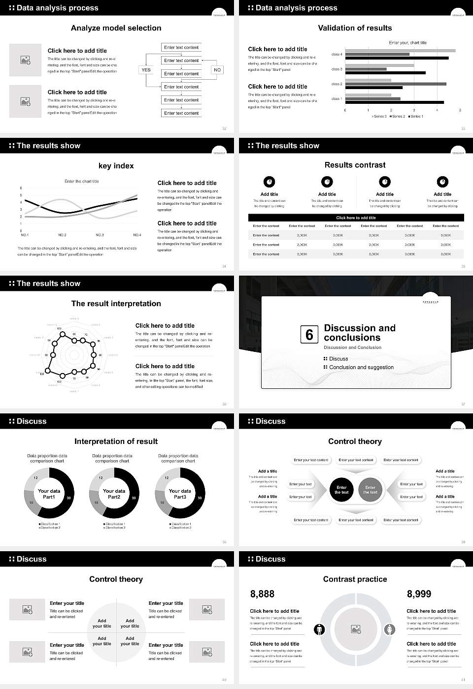 Kyoto City University of Arts Graduation Thesis Defense PPT Template16:9 ratio PPT effect preview image5