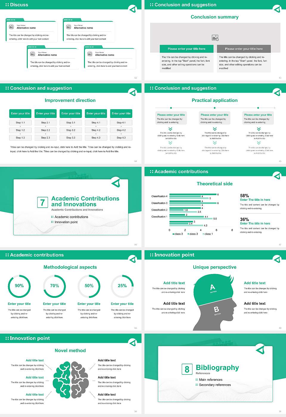 Kyorin University Graduation Thesis Defense PPT Template16:9 ratio PPT effect preview image6