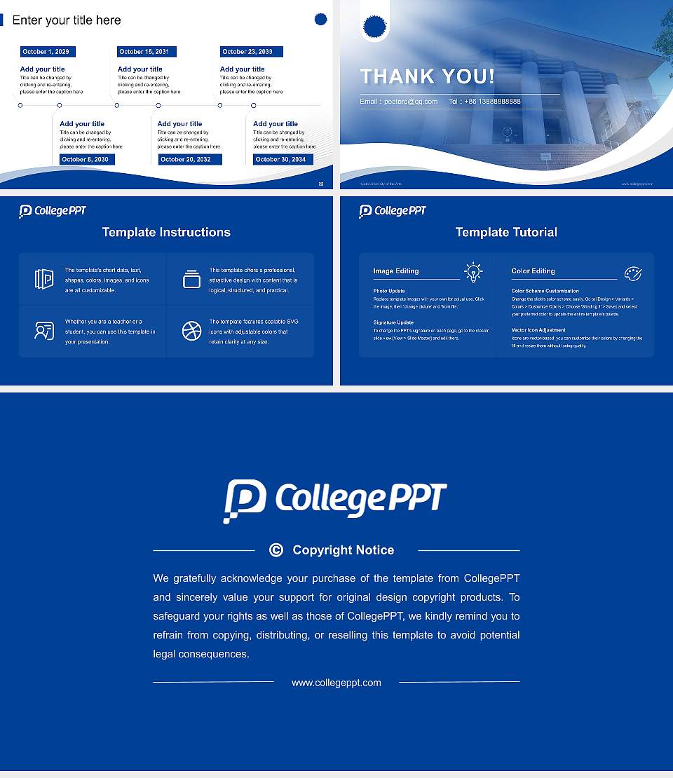 Kyoto University of the Arts Lecture Sharing and Networking Event PPT Template16:9 ratio PPT effect preview image4