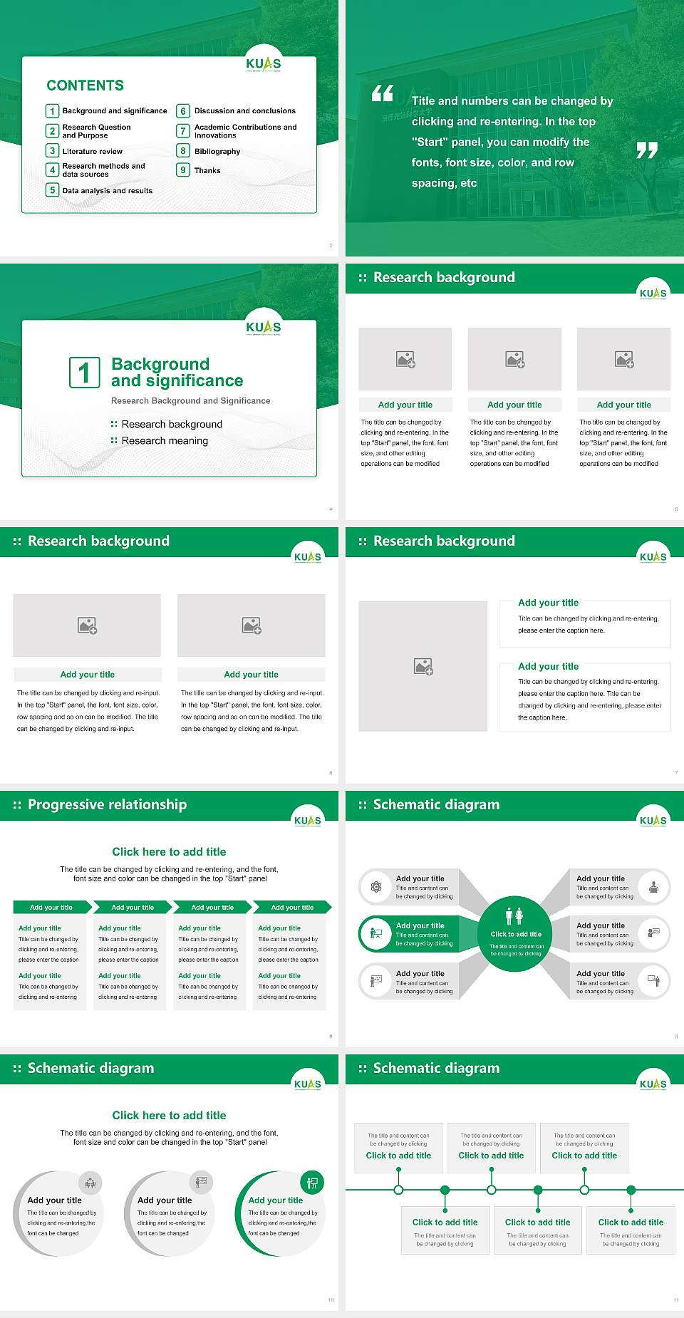 Kyoto University of Advanced Science Graduation Thesis Defense PPT Template4:3 ratio PPT effect preview image2