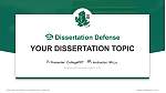 Kyushu Dental University Graduation Thesis Defense PPT Template