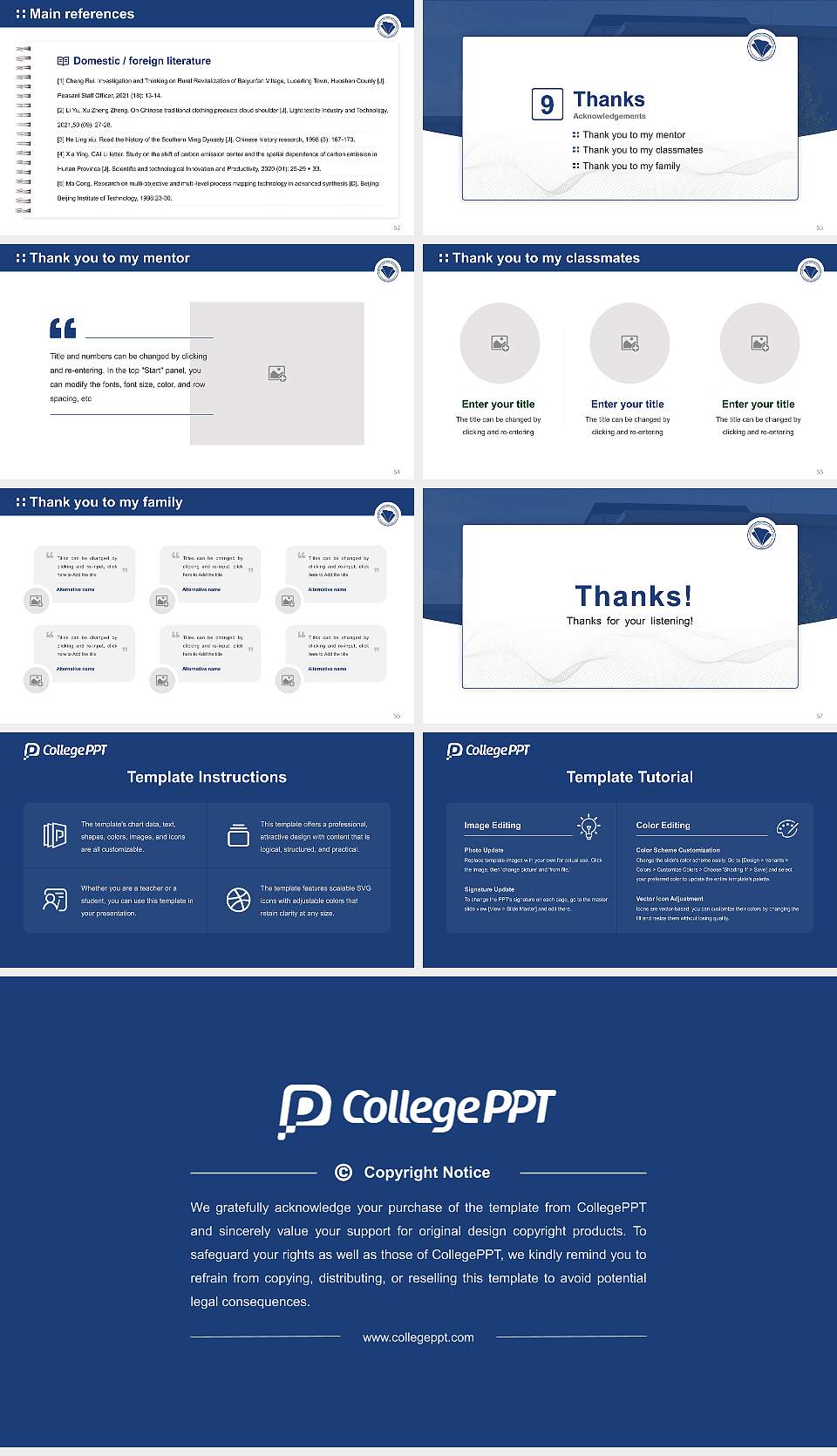 Kyoto College of Nursing Graduation Thesis Defense PPT Template16:9 ratio PPT effect preview image7