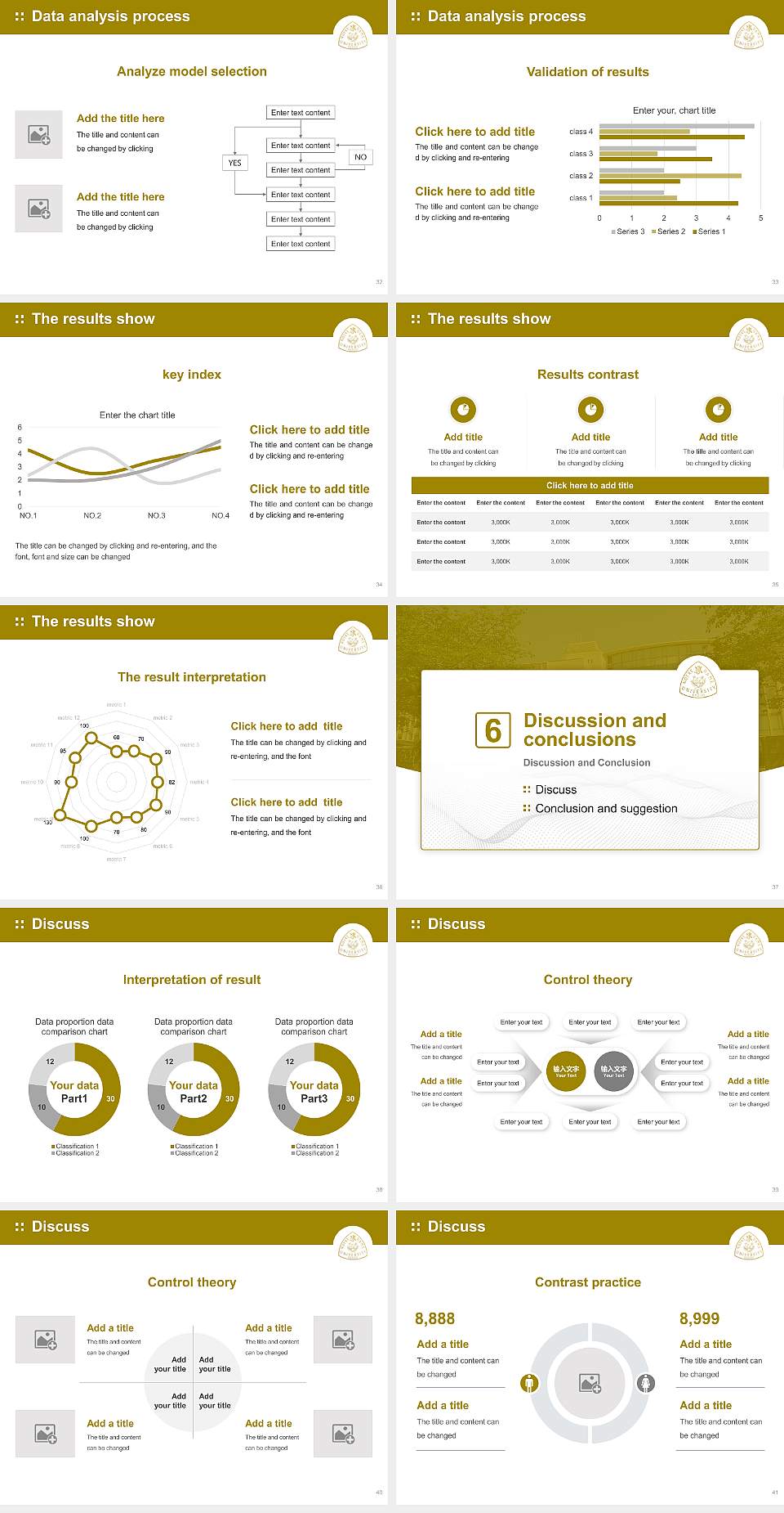 Kyoto Notre Dame University Graduation Thesis Defense PPT Template4:3 ratio PPT effect preview image5