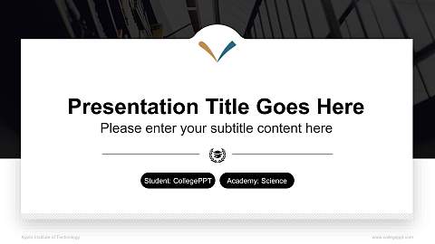 Kyoto Institute of Technology National Scholarship Defense PPT Template