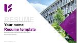Kyoto University of Education Resume Templat PPT