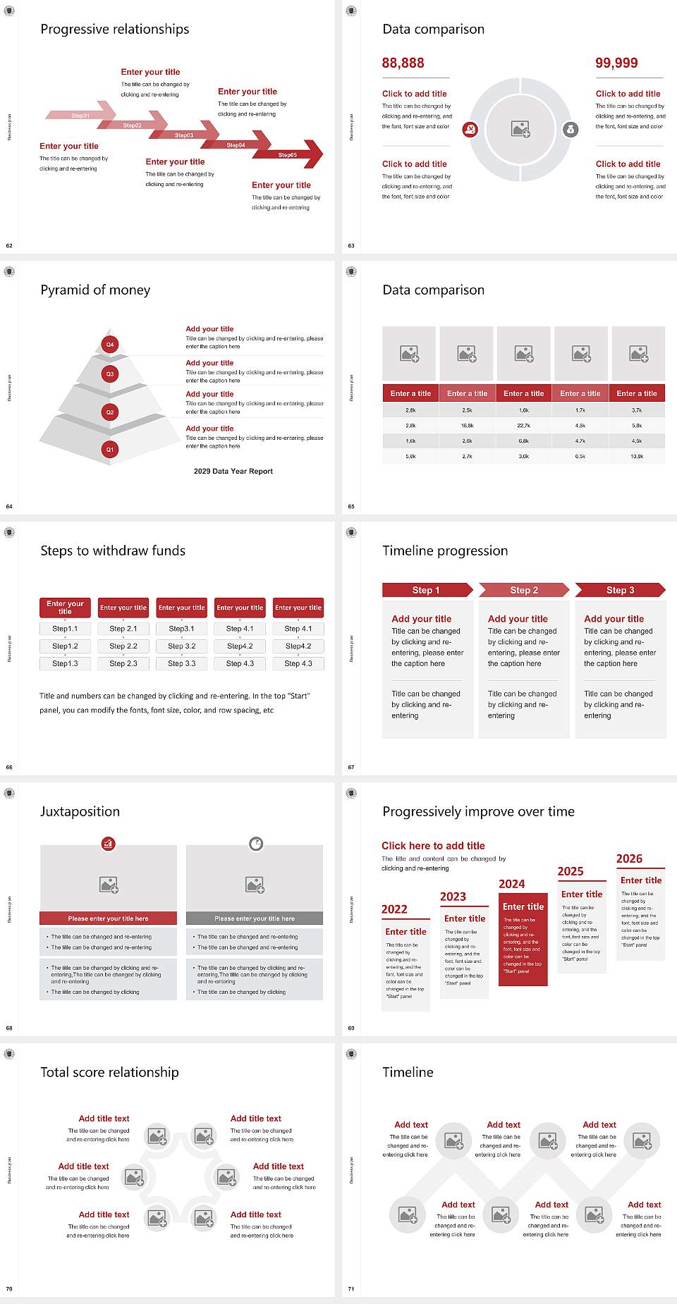 Kyoto Kacho University Competition/Entrepreneurship Contest PPT Template4:3 ratio PPT effect preview image8