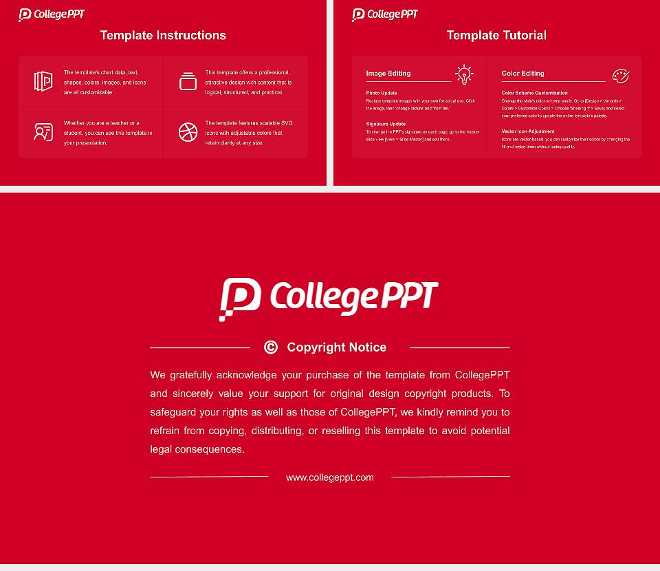 Kyoto Koka Women’s University Course/Courseware Creation PPT Template16:9 ratio PPT effect preview image5