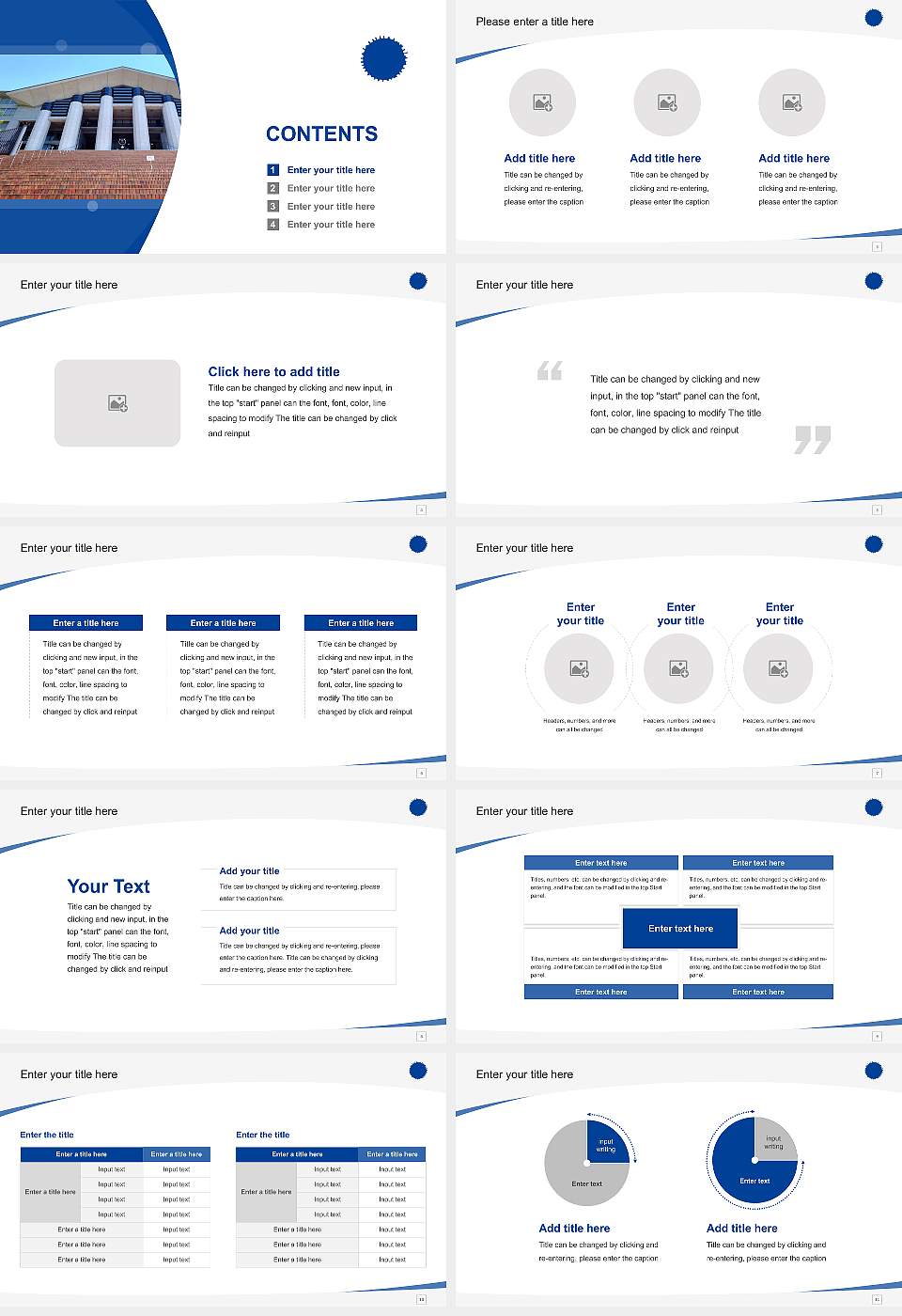 Kyoto University of the Arts Course/Courseware Creation PPT Template16:9 ratio PPT effect preview image2