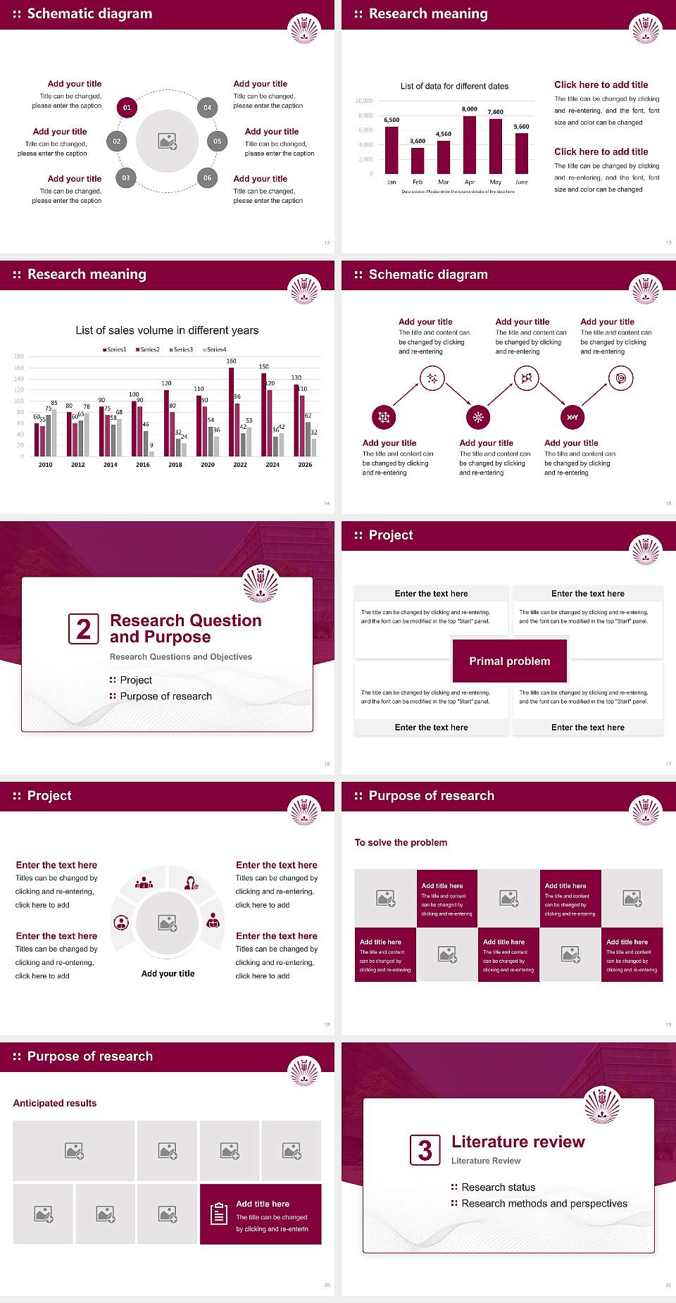 Kyushu University Graduation Thesis Defense PPT Template4:3 ratio PPT effect preview image3