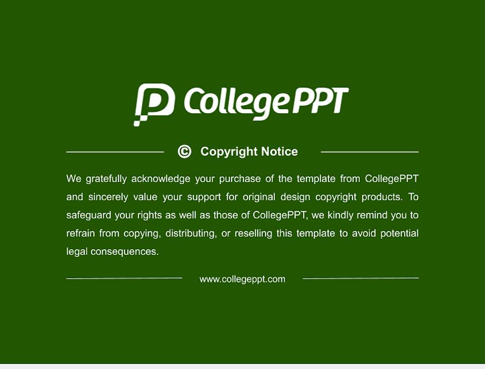 Kyushu Nutrition Welfare University General Purpose PPT Template4:3 ratio PPT effect preview image6