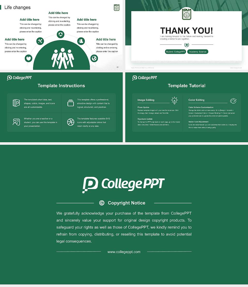 Kyoto Prefectural University of Medicine National Scholarship Defense PPT Template16:9 ratio PPT effect preview image4