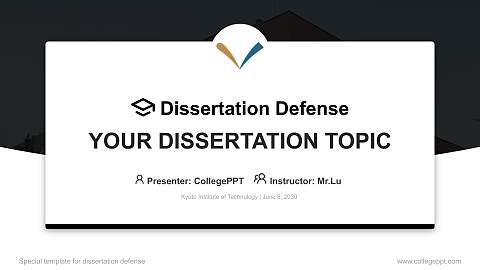 Kyoto Institute of Technology Graduation Thesis Defense PPT Template