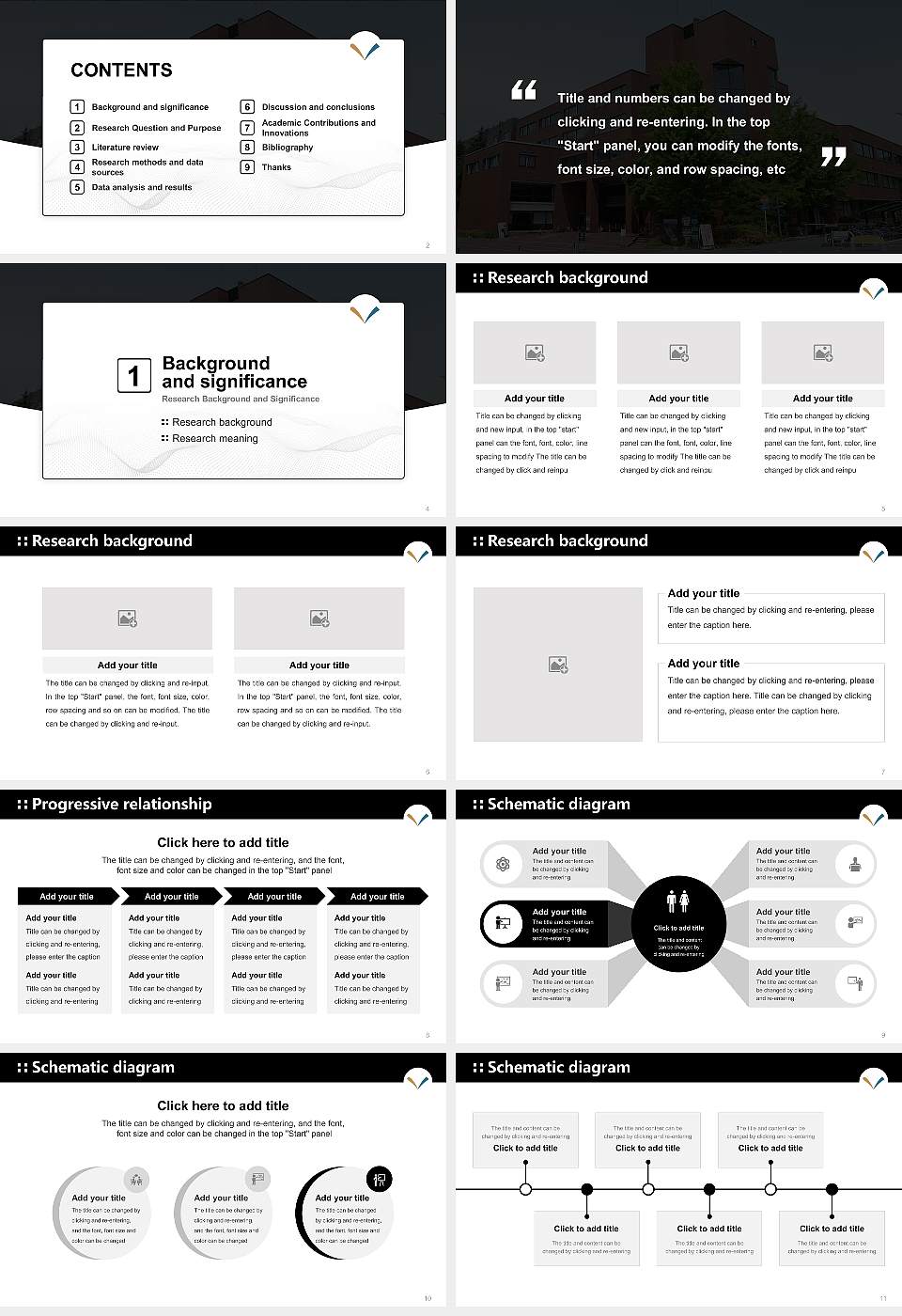 Kyoto Institute of Technology Graduation Thesis Defense PPT Template16:9 ratio PPT effect preview image2