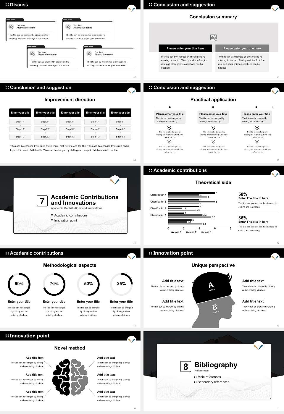 Kyoto Institute of Technology Graduation Thesis Defense PPT Template16:9 ratio PPT effect preview image6