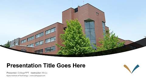 Kyoto Institute of Technology Course/Courseware Creation PPT Template
