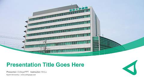 Kyorin University Course/Courseware Creation PPT Template