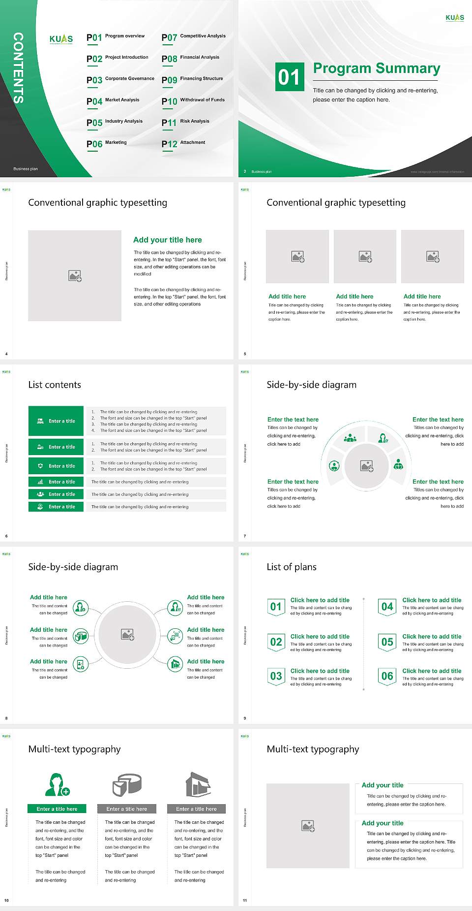 Kyoto University of Advanced Science Competition/Entrepreneurship Contest PPT Template4:3 ratio PPT effect preview image2