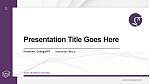 Kyoto Tachibana University Thesis Proposal/Graduation Defense PPT Template