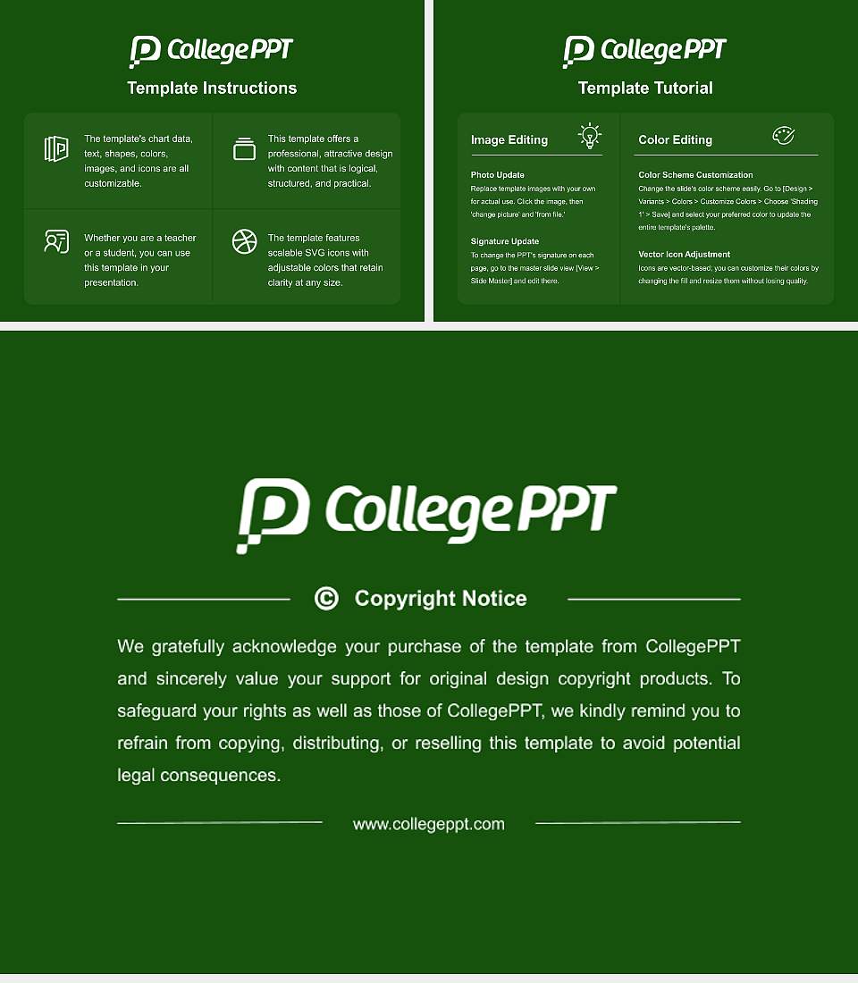 Kyoto Prefectural University Course/Courseware Creation PPT Template4:3 ratio PPT effect preview image5
