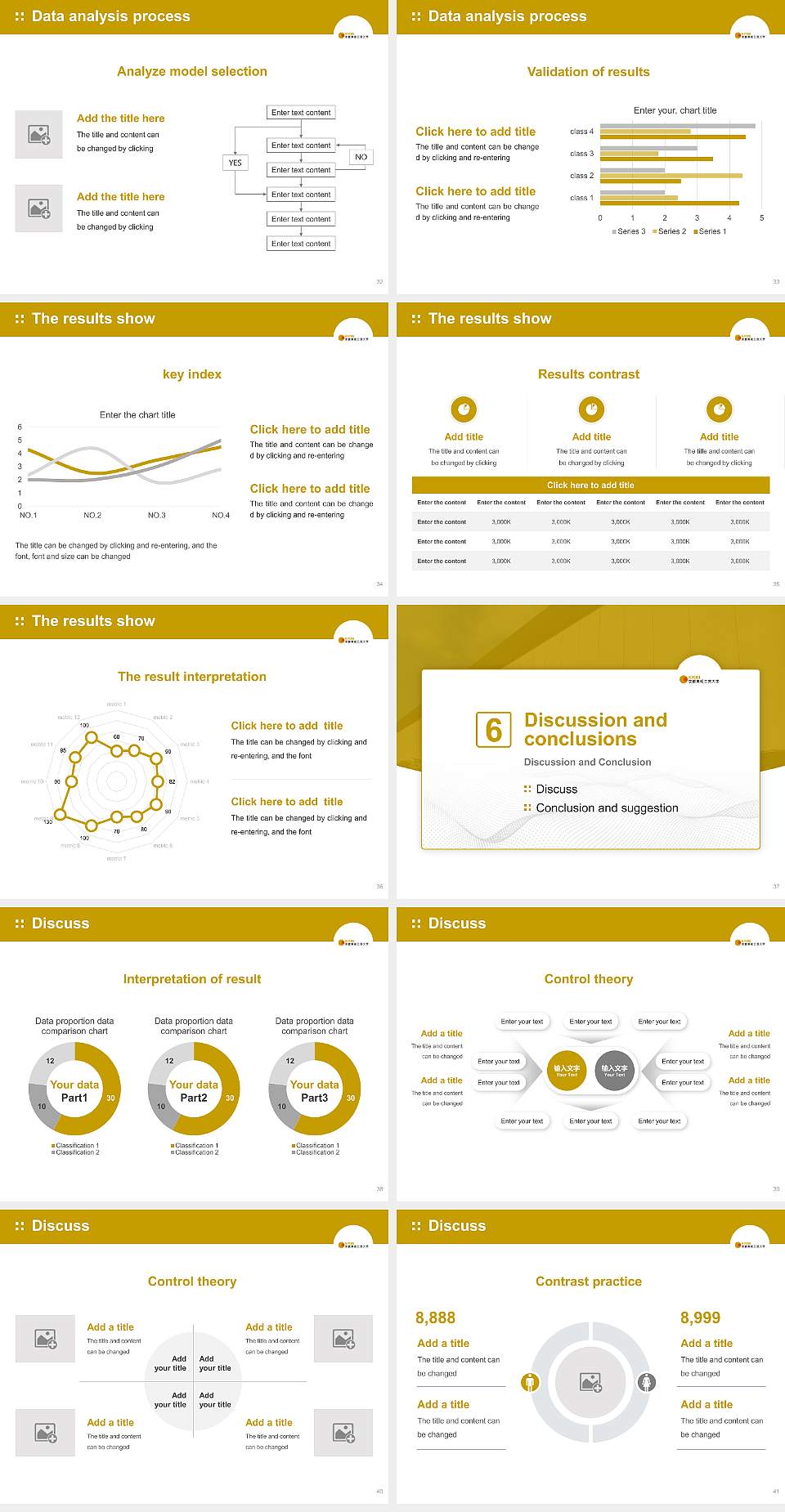 Kyoto Arts and Crafts University Graduation Thesis Defense PPT Template4:3 ratio PPT effect preview image5