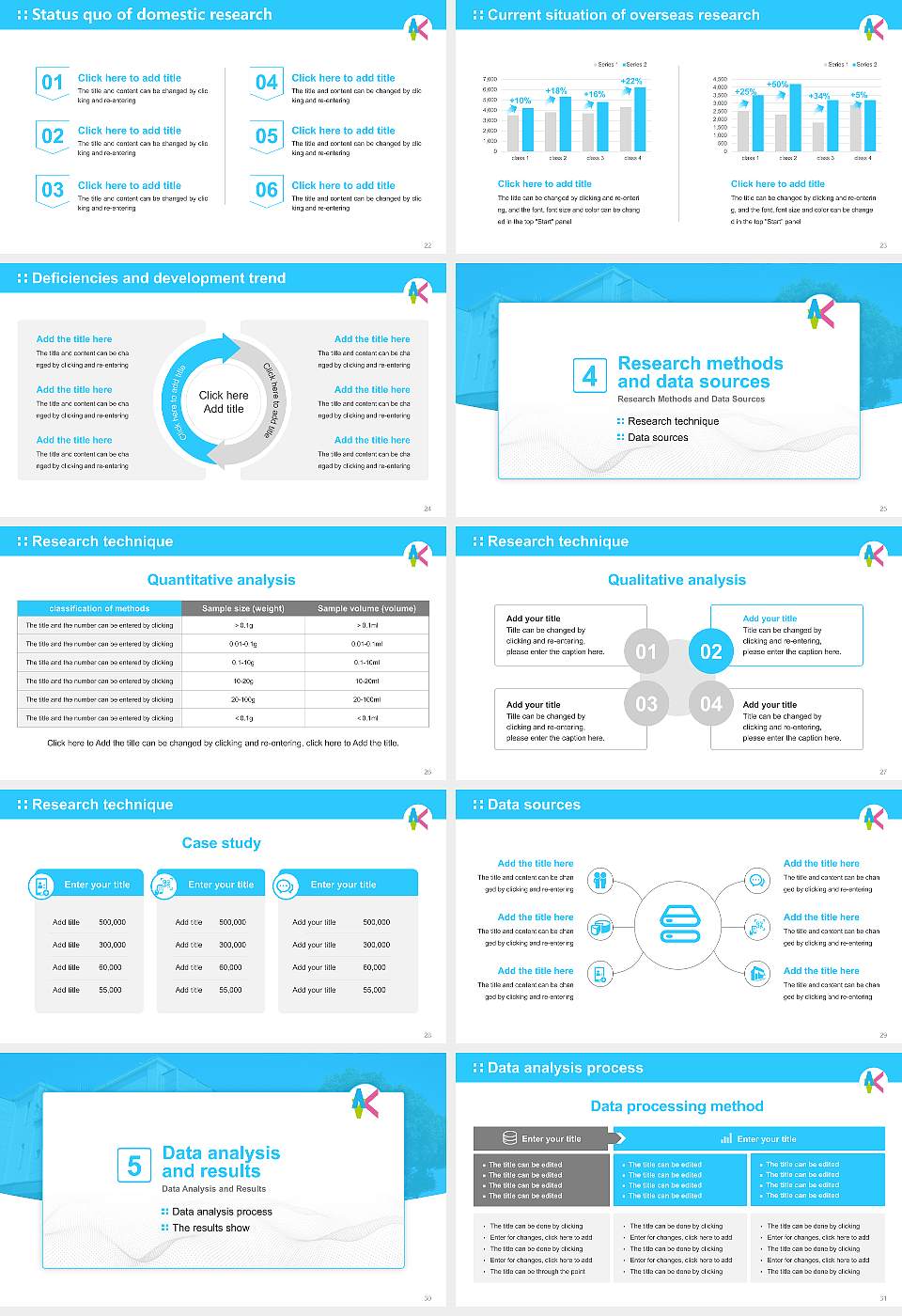 Kyushu Institute of Technology Graduation Thesis Defense PPT Template16:9 ratio PPT effect preview image4