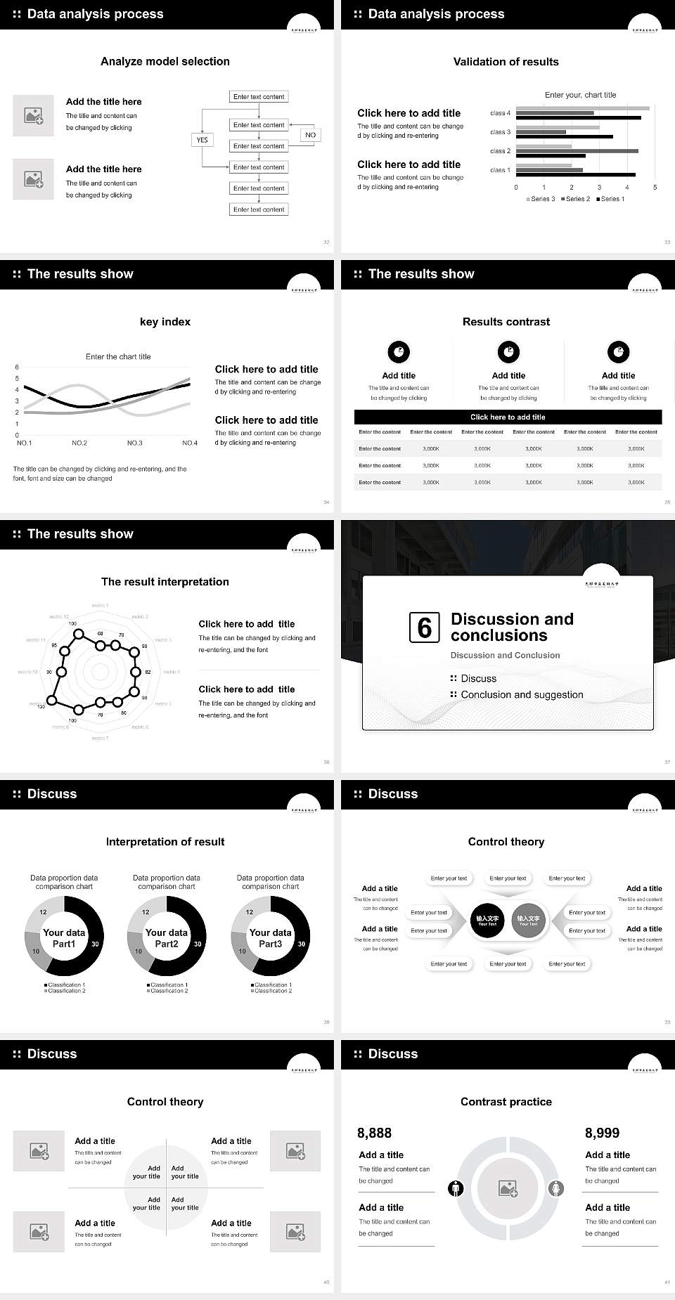 Kyoto City University of Arts Graduation Thesis Defense PPT Template4:3 ratio PPT effect preview image5