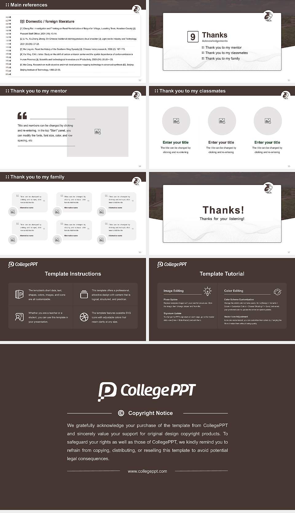 Kunitachi College of Music Graduation Thesis Defense PPT Template16:9 ratio PPT effect preview image7