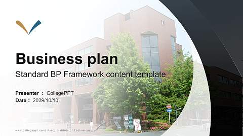 Kyoto Institute of Technology Competition/Entrepreneurship Contest PPT Template