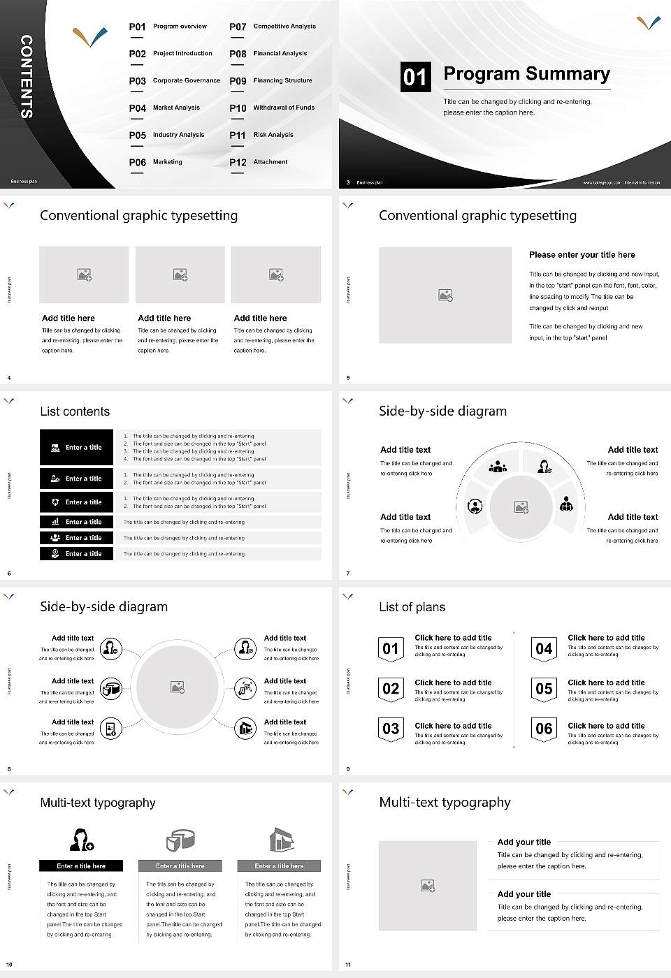 Kyoto Institute of Technology Competition/Entrepreneurship Contest PPT Template16:9 ratio PPT effect preview image2