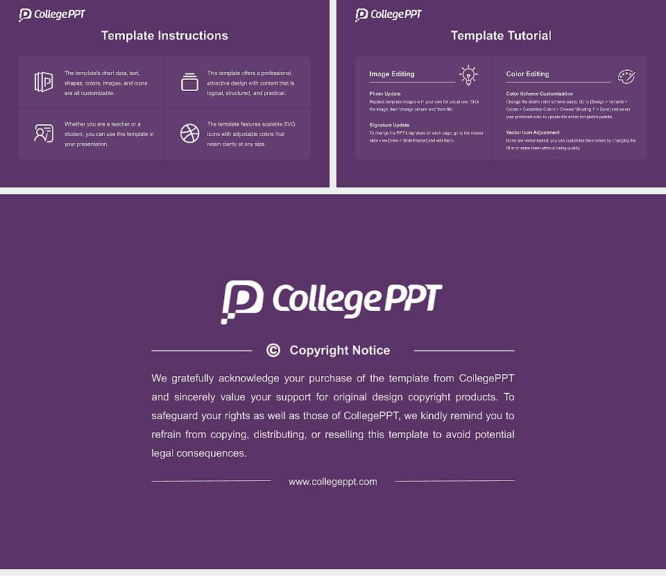 Kyoto Tachibana University Course/Courseware Creation PPT Template16:9 ratio PPT effect preview image5