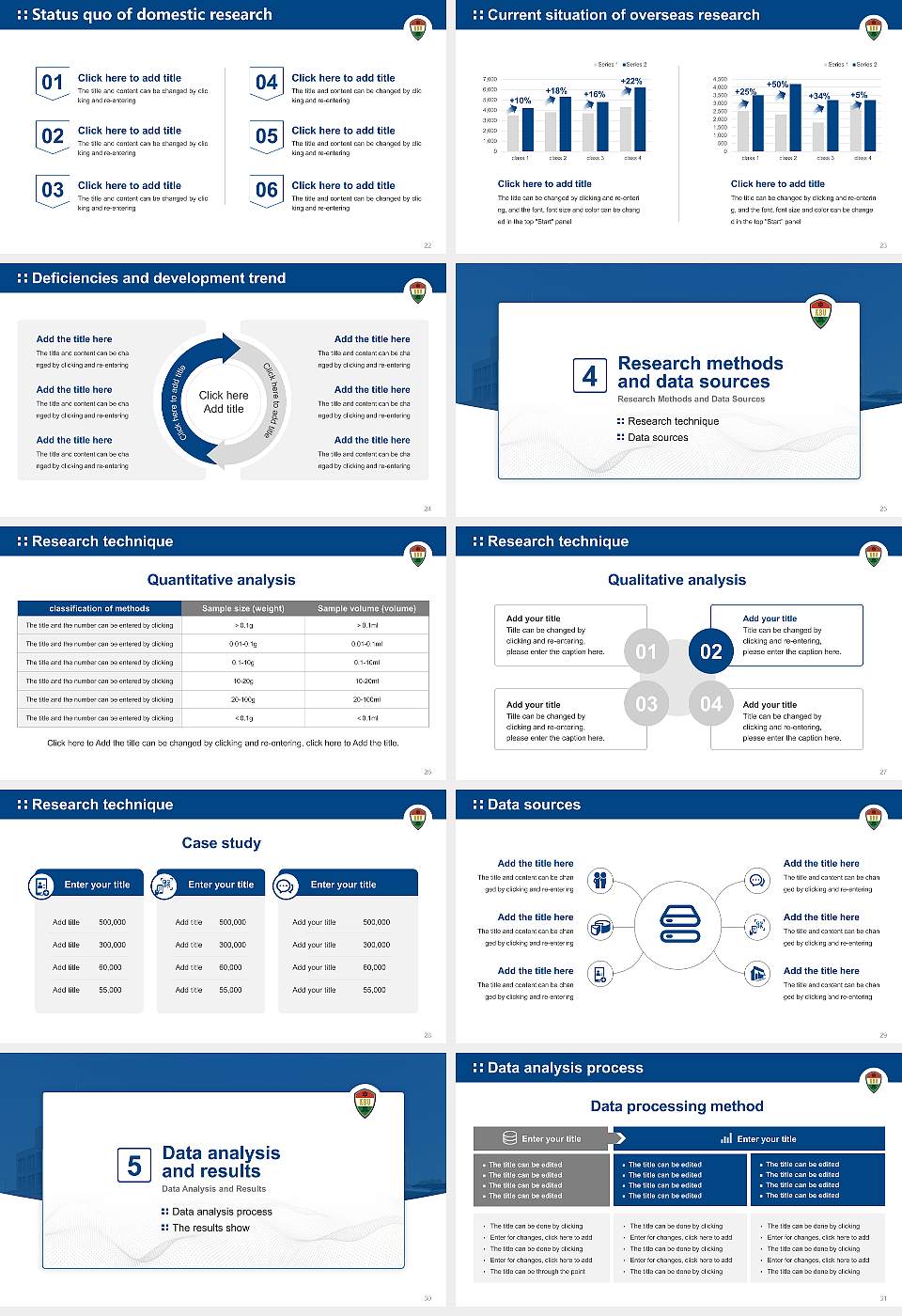 Kyoto Bunkyo University Graduation Thesis Defense PPT Template16:9 ratio PPT effect preview image4
