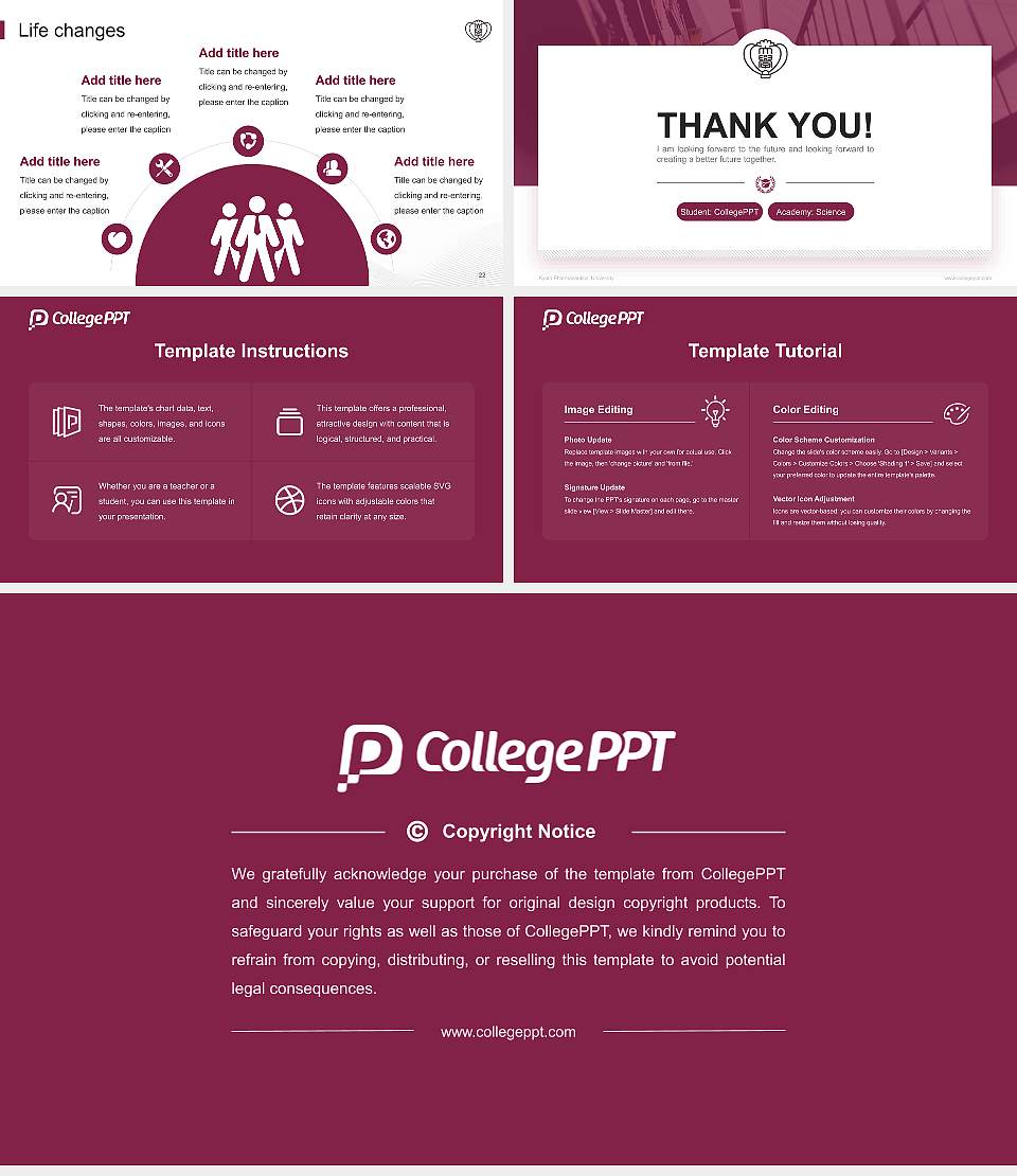 Kyoto  Pharmaceutical  University National Scholarship Defense PPT Template16:9 ratio PPT effect preview image4