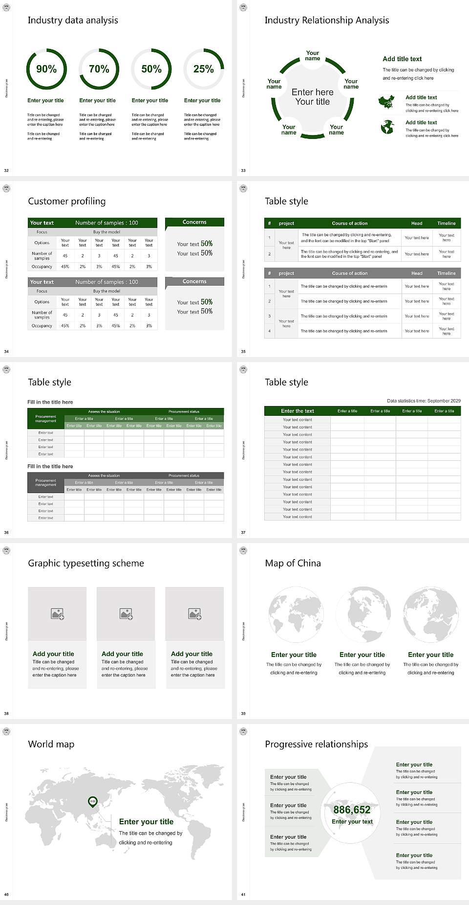 Kyoto Prefectural University Competition/Entrepreneurship Contest PPT Template4:3 ratio PPT effect preview image5