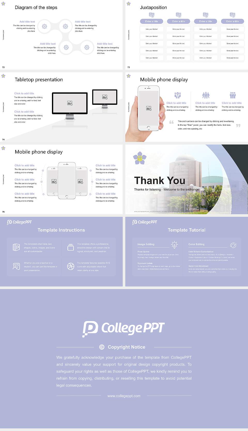 Kushiro Public University of Economics Competition/Entrepreneurship Contest PPT Template16:9 ratio PPT effect preview image9