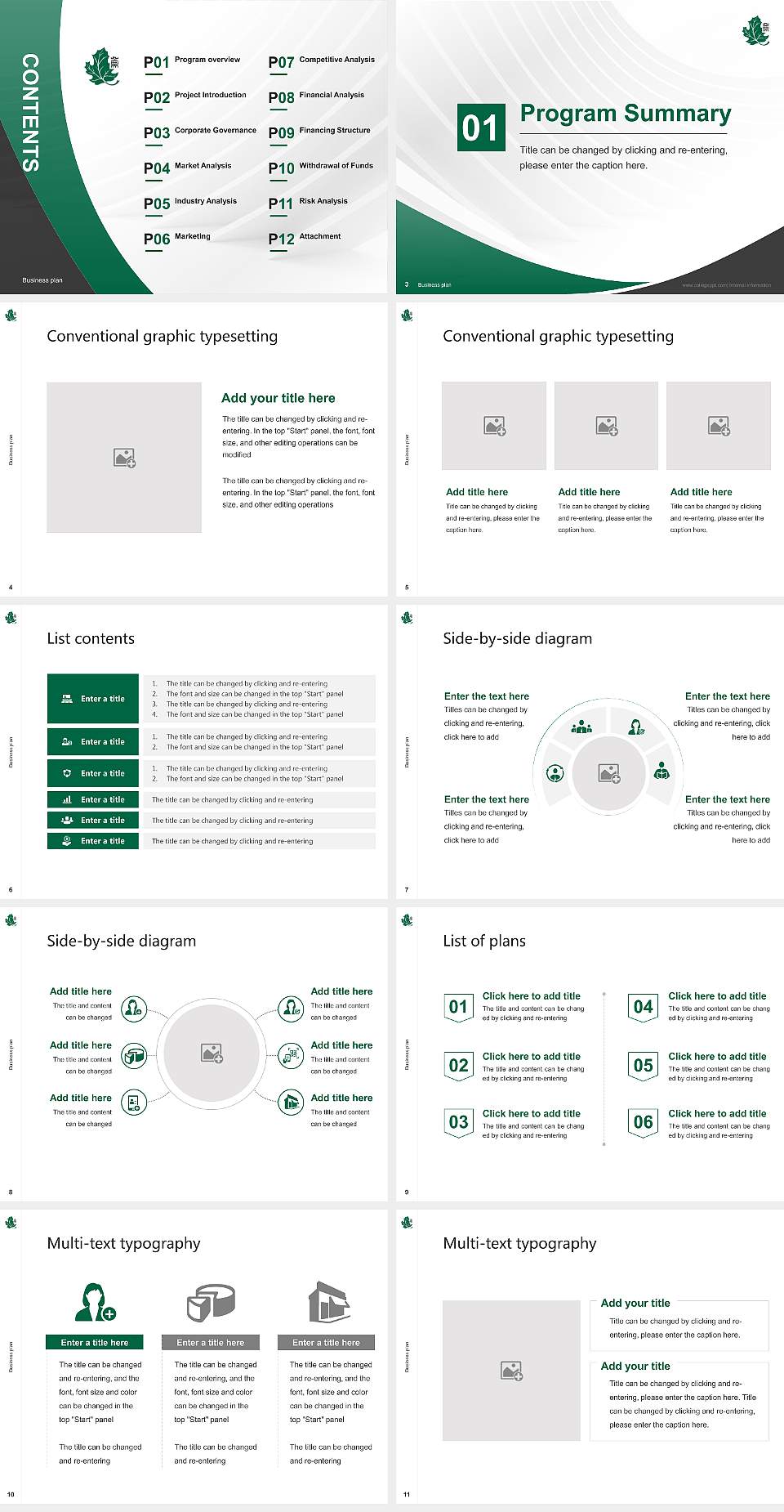 Kyushu Dental University Competition/Entrepreneurship Contest PPT Template4:3 ratio PPT effect preview image2