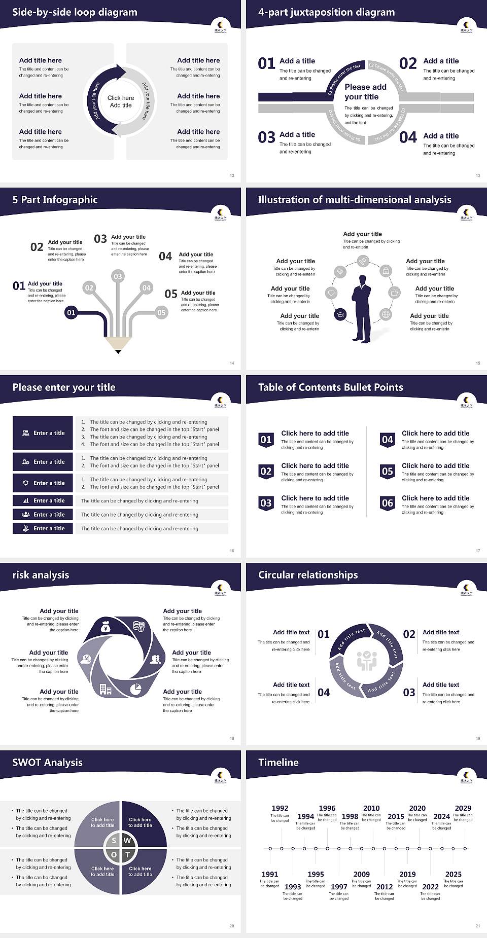 Kumamoto University Academic Presentation/Research Findings Report PPT Template4:3 ratio PPT effect preview image3