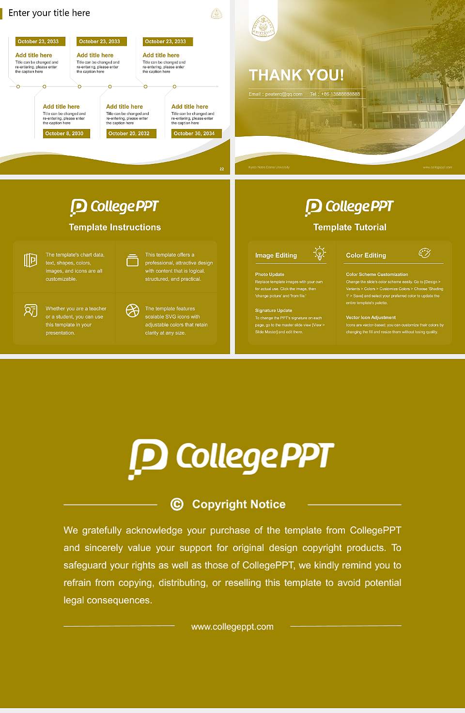 Kyoto Notre Dame University Lecture Sharing and Networking Event PPT Template4:3 ratio PPT effect preview image4