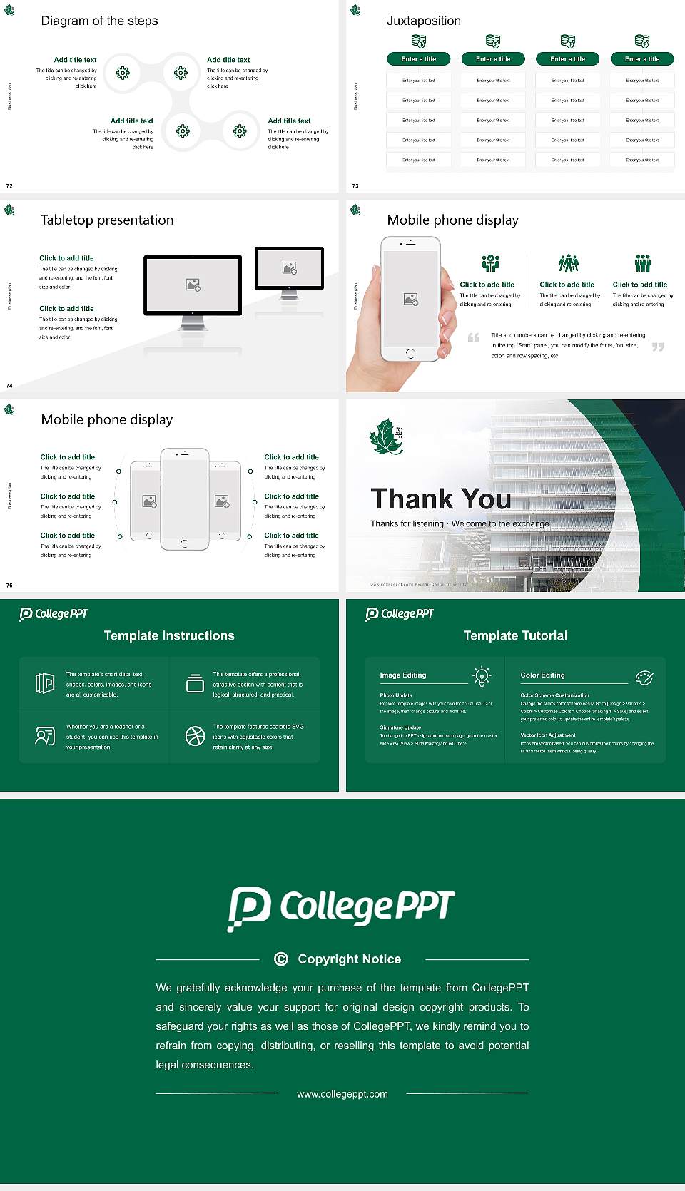 Kyushu Dental University Competition/Entrepreneurship Contest PPT Template16:9 ratio PPT effect preview image9