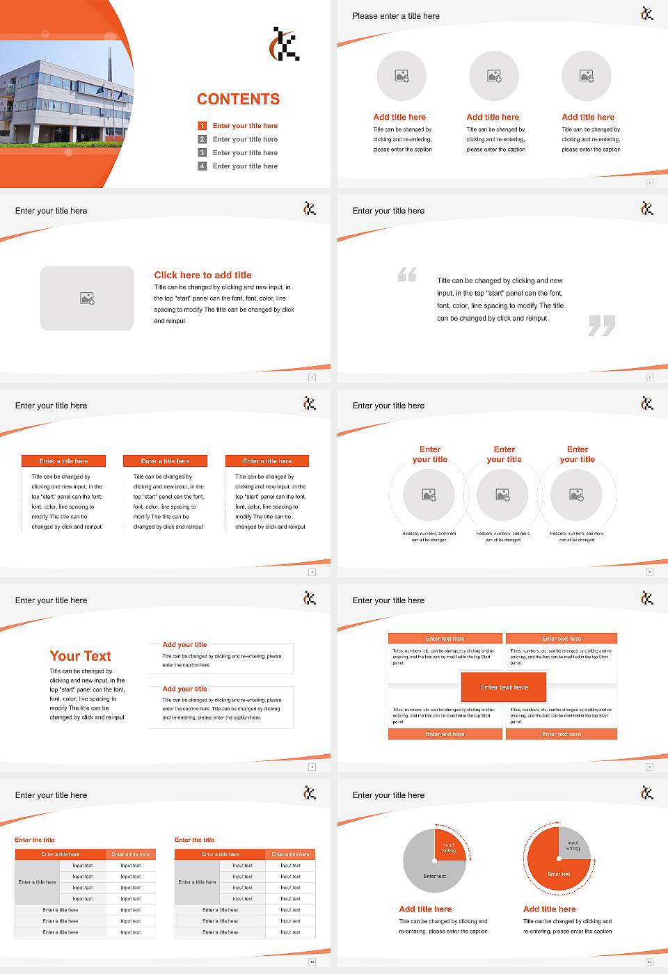 Kurashiki University of Science and the Arts Course/Courseware Creation PPT Template16:9 ratio PPT effect preview image2