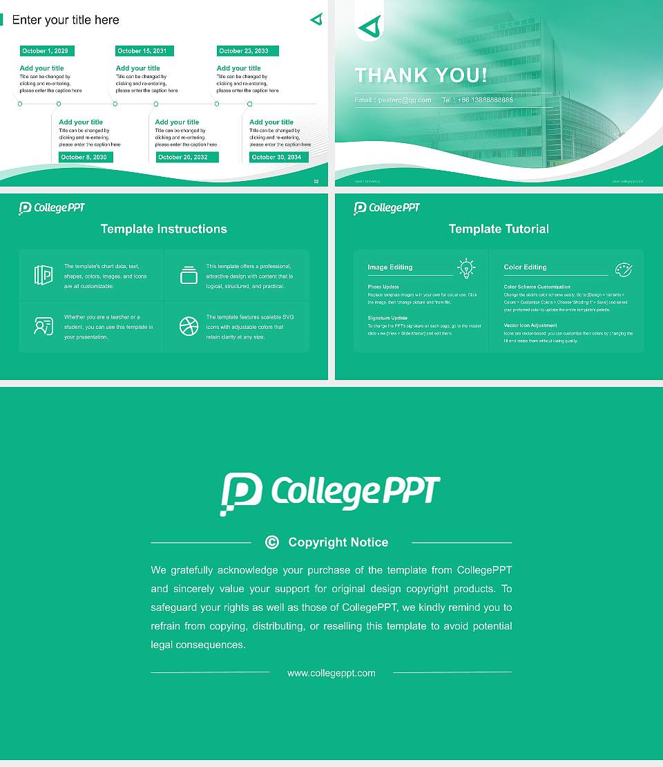 Kyorin University Lecture Sharing and Networking Event PPT Template16:9 ratio PPT effect preview image4