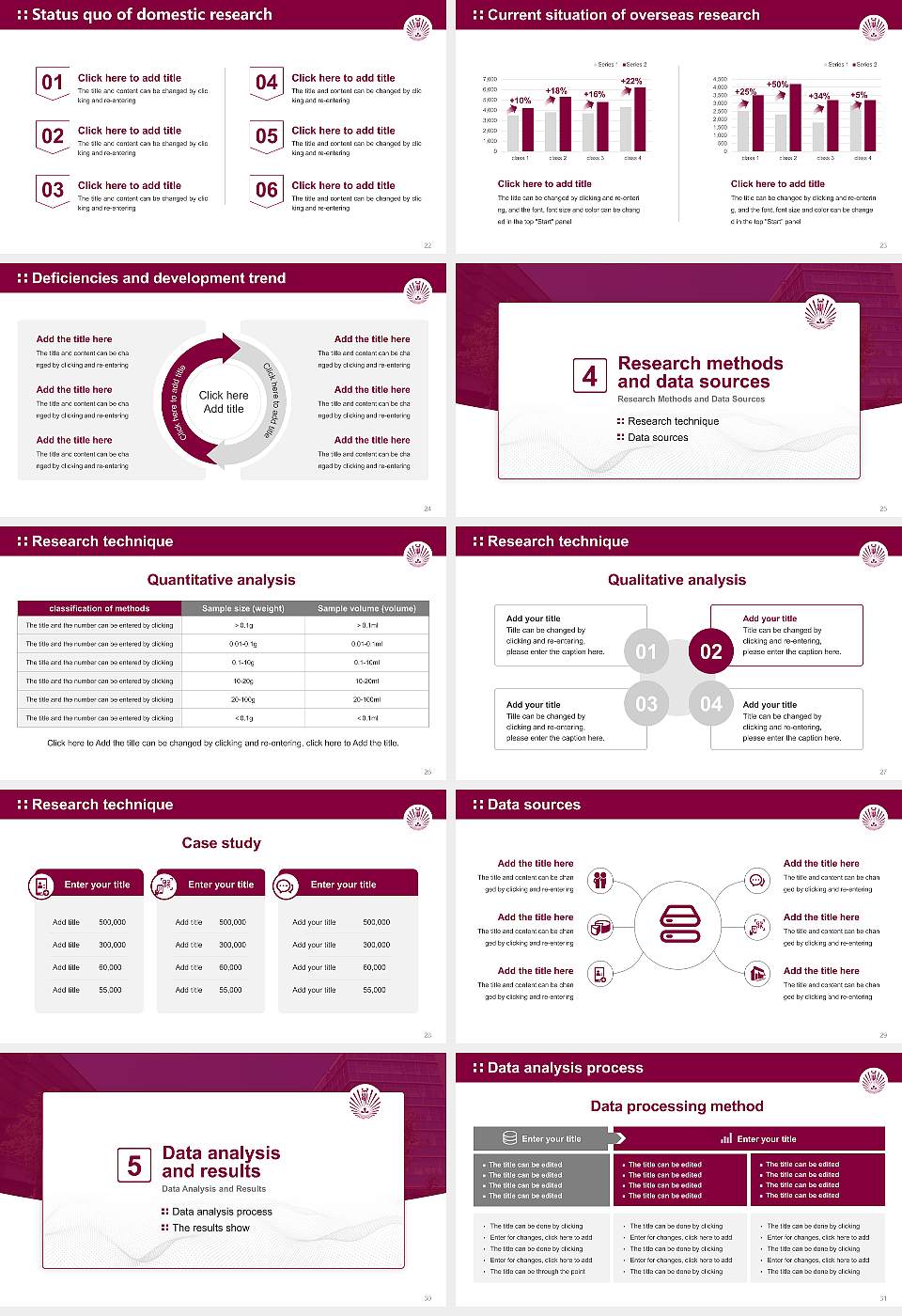 Kyushu University Graduation Thesis Defense PPT Template16:9 ratio PPT effect preview image4