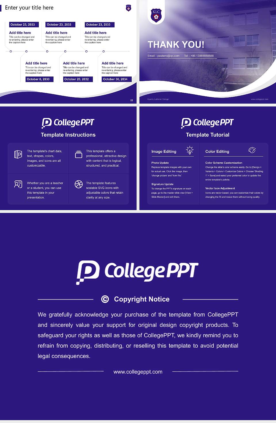 Kyushu Lutheran College Lecture Sharing and Networking Event PPT Template4:3 ratio PPT effect preview image4