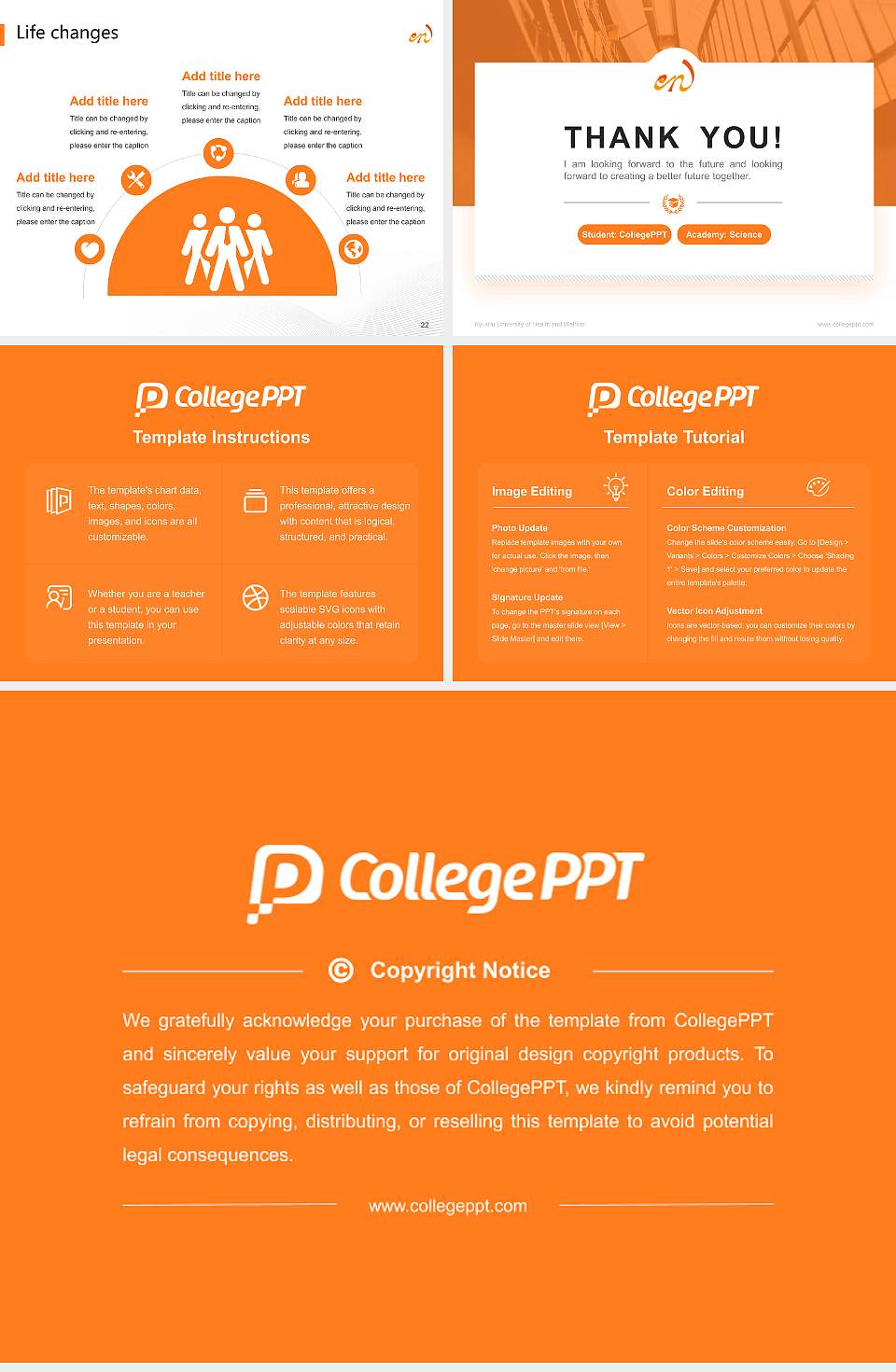Kyushu University of Health and Welfare National Scholarship Defense PPT Template4:3 ratio PPT effect preview image4