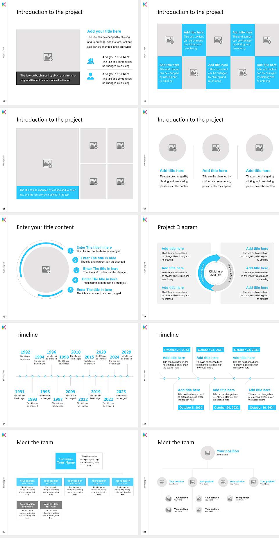 Kyushu Institute of Technology Competition/Entrepreneurship Contest PPT Template4:3 ratio PPT effect preview image3