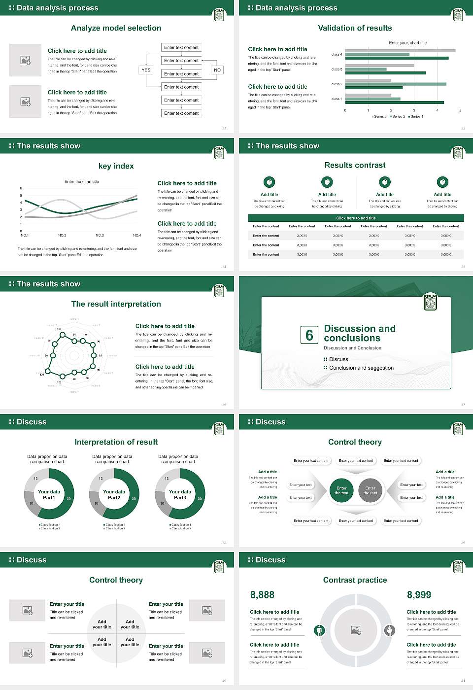 Kyoto Prefectural University of Medicine Graduation Thesis Defense PPT Template16:9 ratio PPT effect preview image5