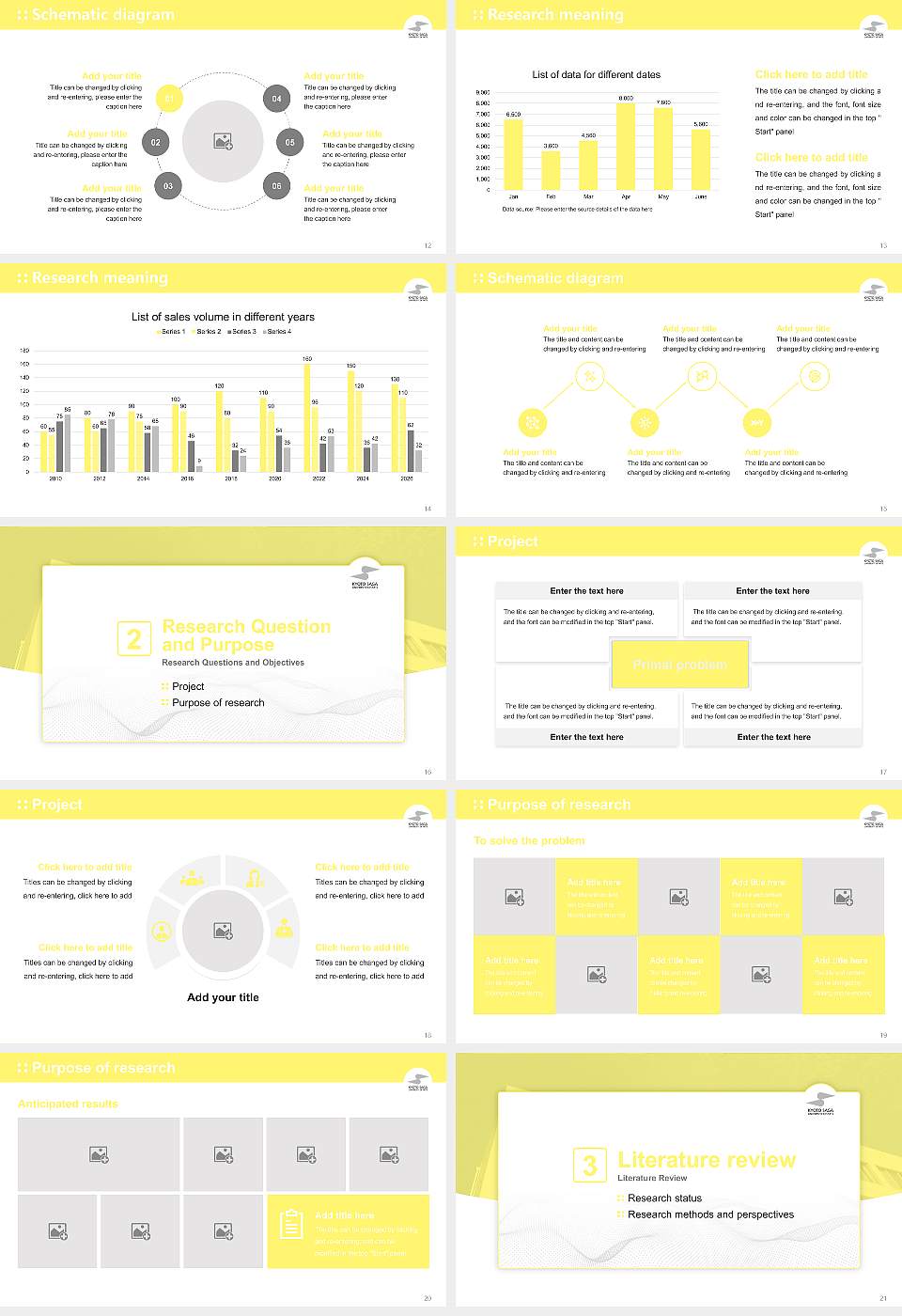 Kyoto Saga University of Arts Graduation Thesis Defense PPT Template16:9 ratio PPT effect preview image3