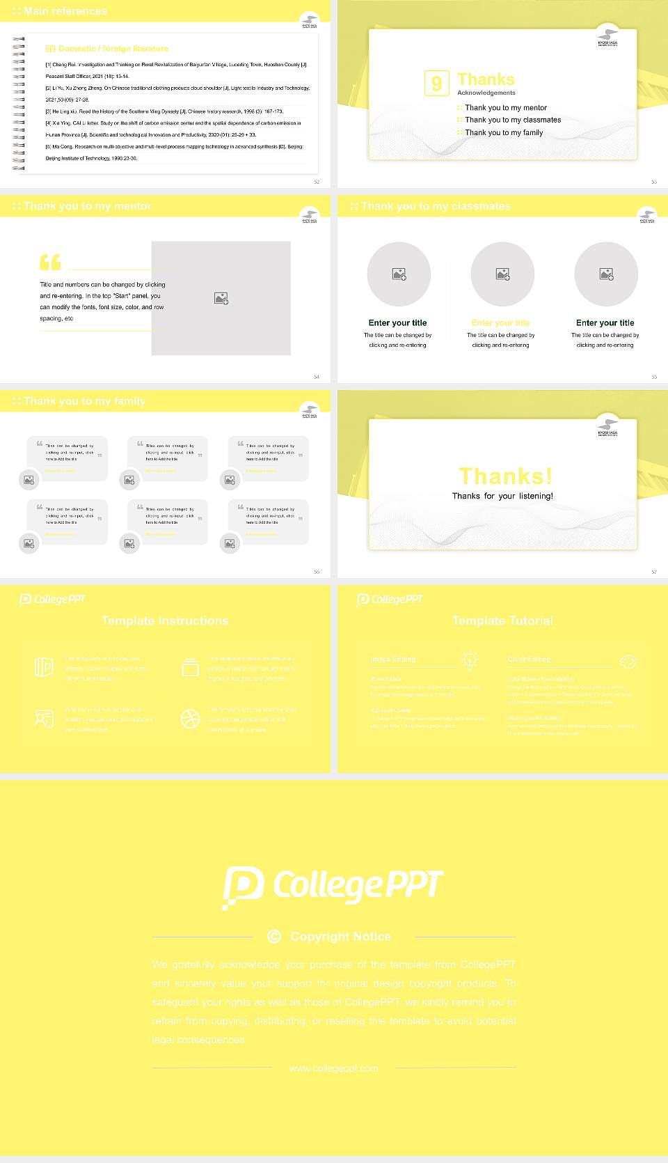 Kyoto Saga University of Arts Graduation Thesis Defense PPT Template16:9 ratio PPT effect preview image7