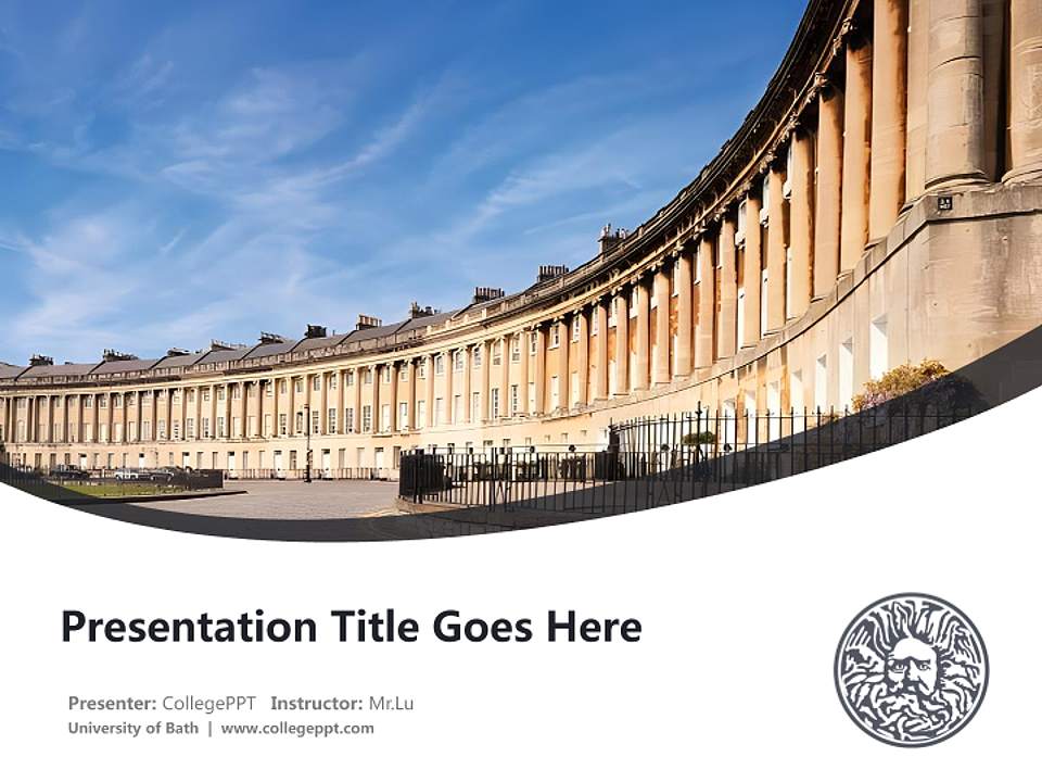 University of Bath Course/Courseware Creation PPT Template4:3 ratio PPT effect preview image5