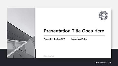 University of Bath General Purpose PPT Template